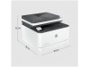 Tiskalnik laserski ČB HP LaserJet Pro 3002dn A4 duplex tisk USB LAN 40ppm Cashback 1.2.-30.4.2026 - 30€ (3G651F#B19)