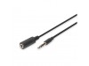 Kabel Audio 3,5mm M => 3,5mm Ž podaljšek 2,50m Digitus (AK-510200-030-S)