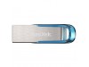 Spominski ključek 64GB USB 3.0 Sandisk Ultra Flair 150MB/s - kovinski/brez pokrovčka/moder-srebrn (SDCZ73-064G-G46B)