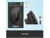 Miš brezžična + Bluetooth Logitech Lift Vertical za levičarje 4000DPI ergonomična grafitna (910-006474)