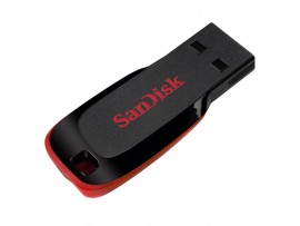 Spominski ključek 32GB USB 2.0 Sandisk Cruzer Blade 15MB/s - plastičen/brez pokrovčka/črn (SDCZ50-032G-B35)