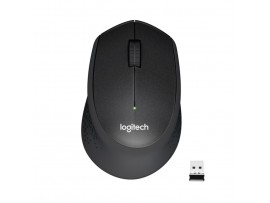 Miš Logitech brezžična optična M330 črna silent plus (910-004909)