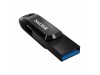 Spominski ključek 32GB USB 3.2/USB-C USB-C Sandisk Ultra Dual Go 150MB/s plastičen vrtljiv črn (SDDDC3-032G-G46)