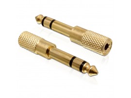 Adapter-AVDIO Jack 3,5Ž - 6,35M Delock (65361)