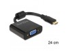 Adapter HDMI-C Mini M - VGA Ž Delock