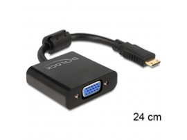 Adapter HDMI-C Mini M - VGA Ž Delock