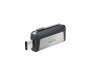 Spominski ključek 128GB USB 3.2/USB-C Sandisk Ultra Dual 150MB/s plastičen drsni srebrno-črn (SDDDC2-128G-G46)