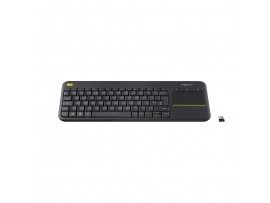 Tipkovnica brezžična Logitech K400 Plus | Slovenski nabor znakov črna + Touchpad (920-008385)