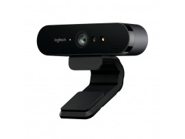 Spletna kamera Logitech BRIO 4K 4MP 4K UHD 60FPS USB črna Autofokus 5xZoom mikrofon z redukcijo šuma Windows Hello (960-001106)