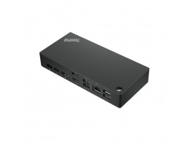 Priklopna postaja USB-C => Lenovo ThinkPad Universal 2xDisplayPort HDMI 3xUSB3.2 2xUSB2.0 USB-C 90W 1xRJ45 Stikalo za vklop (40AY0090EU)