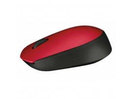 Miš Logitech brezžična optična za notesnike M171 rdeča nano (910-004641)