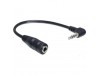 Kabel Audio 3,5mm Ž => 2,5mm M kotni 14cm Delock