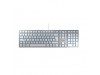 Tipkovnica Cherry USB KC6000 Slim UK Cherry SX stikala srebrna SLO gravura (JK-1600GB-1)