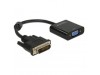 Adapter DVI (m) => VGA (ž) 24+1 pin Delock aktivni (65658)