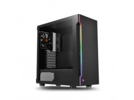 Ohišje Thermaltake  H200 TG MidiATX - črna RGB