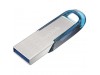 Spominski ključek 64GB USB 3.0 Sandisk Ultra Flair 150MB/s - kovinski/brez pokrovčka/moder-srebrn (SDCZ73-064G-G46B)