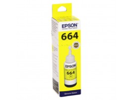 ČRNILO EPSON T 664 44 RUMENO STEKLENICKA, 70 ML L100,L200,L210,L300... (C13T66444A)
