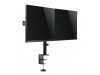 Nosilec za LCD monitor dvojni 33 - 82 cm (13"-32") do 8kg na roko - pritrditev na rob mize LogiLink (BP0098)