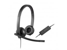 Slušalke Logitech USB H570e stereo z mikrofonom (981-000575)