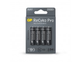 Baterijski vložek GP polnilni1,2V AA 4 kos 2000 mAh Ni-Mh ReCyko+ Pro