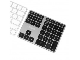 Tipkovnica LogiLink numerična brezžična Bluetooth aluminij - space grey (ID0187)