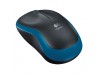 Miš brezžična za notesnike Logitech M185 nano modra (910-002239)
