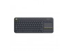 Tipkovnica brezžična Logitech K400 Plus | Slovenski nabor znakov črna + Touchpad (920-008385)