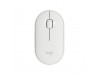 Miš Logitech brezžična + Bluetooth optična M350 bela Pebble (910-005716)