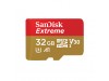Spominska kartica microSDXC 32GB Sandisk Extreme 100MB/s/60MB/s U3 V30 UHS-I A1 +adapter 190MB/s-130MB/s (SDSQXAF-032G-GN6AA)