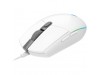 Gaming miška Žična Logitech G102 LightSync, bela (910-005824)