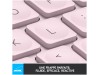Tipkovnica brezžična Logitech MX Keys Mini US international | SLO gravura roza LED osvetlitev (920-010500)