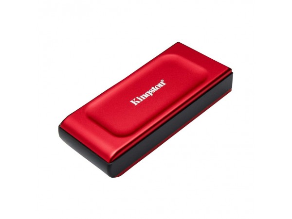 Prenosni disk SSD 2TB USB-C Kingston XS1000 1050/1000MB/s  - rdeča (SXS1000R/2000G)