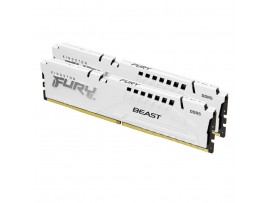 DDR5 64GB 6000MHz CL30 KIT (2x32GB) Kingston Fury Beast 1,4V bela (KF560C30BWEK2-64)