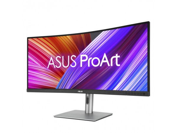 Monitor Asus 86,4 cm (34,0") PA34VCNV 3440x1440 Curved grafično oblikovanje IPS 5ms 2xHDMI 2xDisplayPort USB-C 96W 2xUSB3.2 HAS Zvočniki  sRGB100% RJ45 HDR10 ProArt Barvna natančnost dE < 2