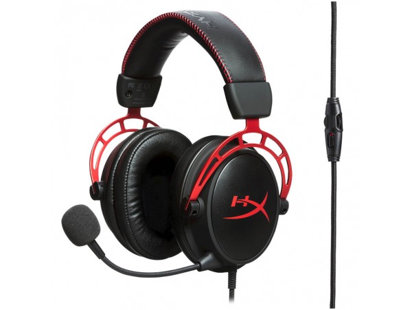 Slušalke žične naglavne 2x 3,5mm stereo HP HyperX Cloud Alpha z mikrofonom - (4P5L1AM#ABB)