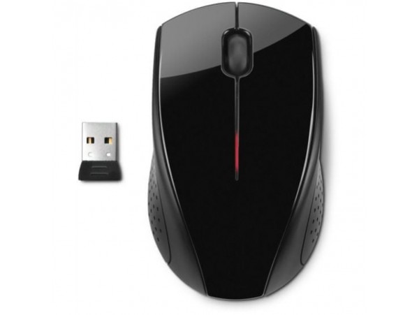 Miš HP X3000 brezžična Wireless za notesnike 1200DPI 10m - črna (YH2C22AA) PP