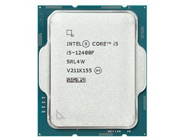 Procesor Intel 1700 Core i5 12400F 6C/12T 2.5GHz/4.4GHz tray 65W/117W brez grafike brez hladilnika