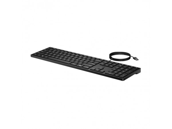 Tipkovnica USB HP 320K G2 Slim SLO | črna (9SR37UT#BED)
