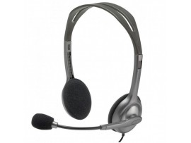 Slušalke Logitech 3.5 H111 stereo z mikrofonom (981-000593)