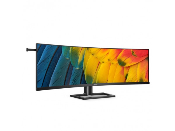Monitor Philips 113 cm (44,5") 45B1U6900C 5120x1440 Curved 75Hz IPS 4ms 2xHDMI DisplayPort USB-C 100W 4xUSB3.2 HAS Zvočniki 2x5W  2H sRGB123% AdaptiveSync RJ45 KVM HDR400 Serija 6000