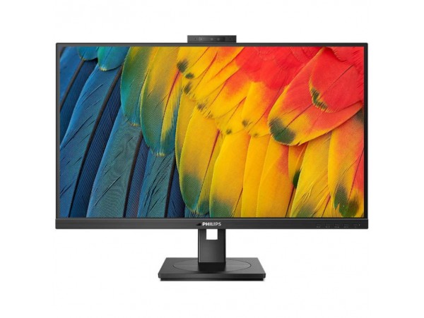 Monitor Philips 68,6 cm (27,0") 27B1U5601H 2560x1440 konferenca 75Hz IPS 4ms HDMI DisplayPort USB-C 100W DP-Out 4xUSB3.2 Pivot Kamera Zvočniki 2x5W  3H sRGB101% FreeSync RJ45 E-Line KVM