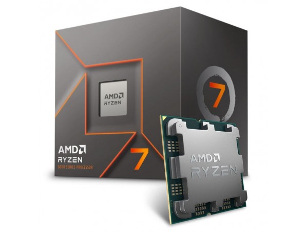 Procesor AMD AM5 Ryzen 7 8700F 8C/16T 4,1/5,0GHz BOX 65W brez grafike Wraith Stealth hladilnik