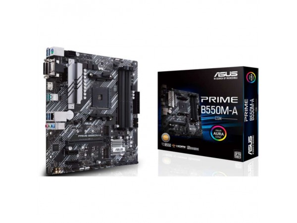 Osnovna plošča AM4 Asus B550M-A/CSM microATX 1xVGA 1xDVI-D 1xHDMI 2.1