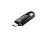 Spominski ključek 128GB USB 3.2 Sandisk Ultra Slider 400MB/s plastičen drsni črn (SDCZ480-128G-G46)