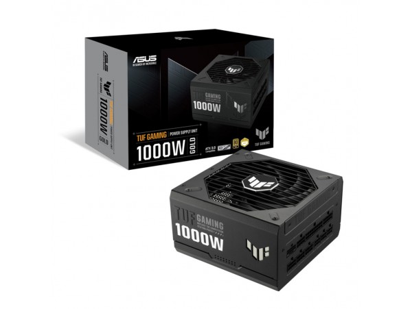 Napajalnik - 1000W Asus TUF Gaming 80Plus Gold 92% ATX 3.0 Modular črna (90YE00S1-B0NA00)