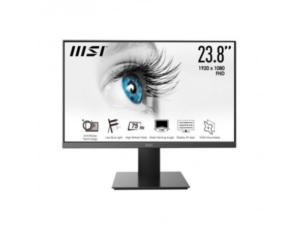 Monitor MSI 60,5 cm (23,8") PRO MP241X 1920x1080 75Hz VA 4ms VGA HDMI  sRGB105%