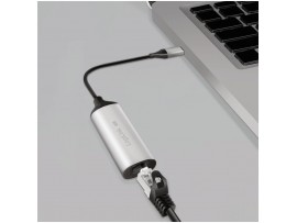 Mrežni adapter USB-C => LAN RJ45 10/100/1000/2500/5000 USB 3.2 0,15cm aluminium LogiLink (UA0456)