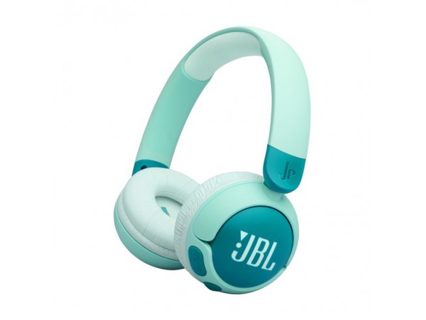 Slušalke brezžične JBL naglavne BT 320BT zelene Bluetooth otroške (JBLJR320BTGRN)
