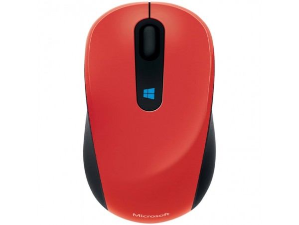 Miš brezžična Microsoft Mobile Sculpt M 1000DPI rdeča (43U-00026)