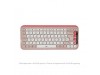 Tipkovnica brezžična + Bluetooth Logitech Pop Icon Keys US international | SLO gravura roza (920-013073)